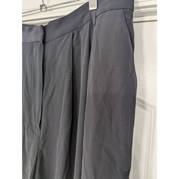 Tibi Eco Silk Pleated Balloon Pant women's size 12 black harem baggy - Picture 3 of 8